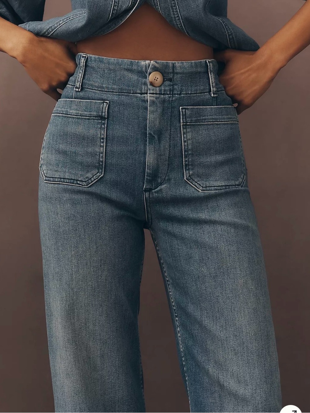 Maeve Wide-Leg High-Rise Pants - Picture 2 of 5